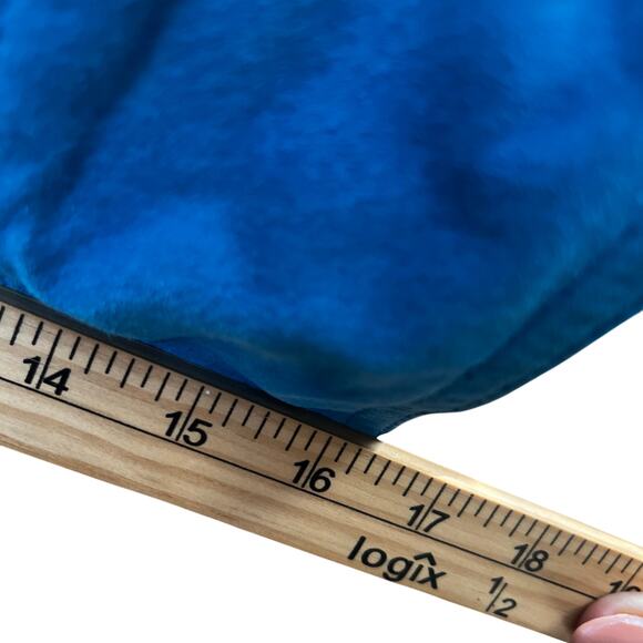 Live a Little Suede Leather Jacket Women's Snap Front Turquoise M - Picture 6 of 6